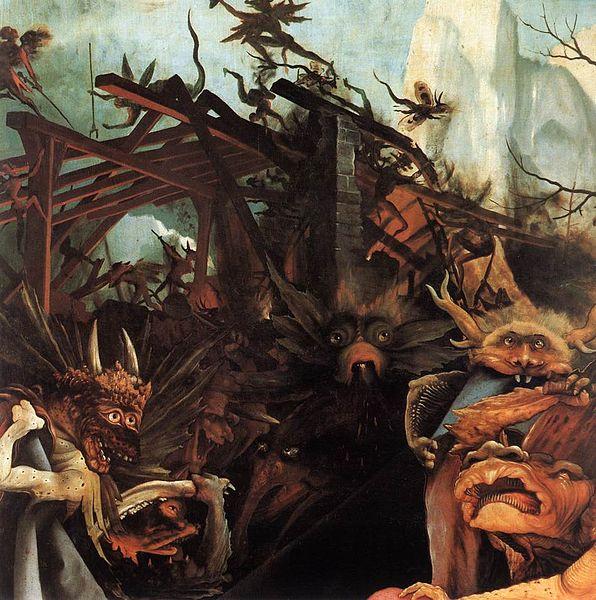 Matthias Grunewald The Temptation of St Anthony oil painting image